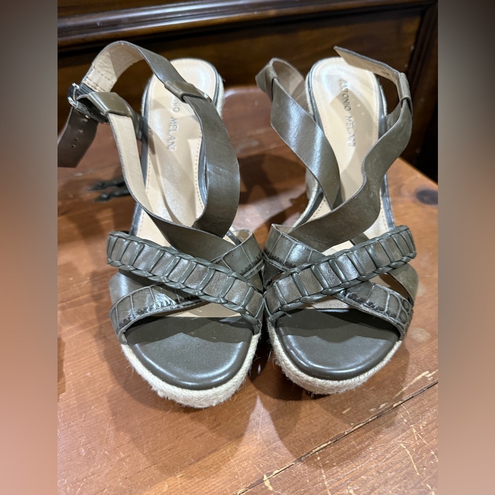 ANTONIO MELANI wedge Shoes with Ankle Strap
